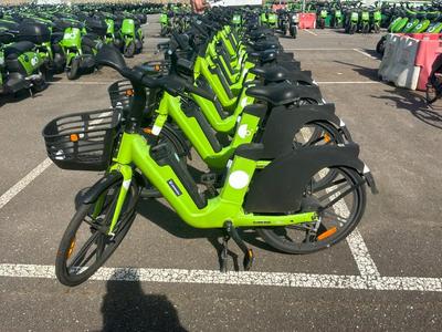 Overzichtsfoto van 2021 Okai EB100A E-bikes (15x)